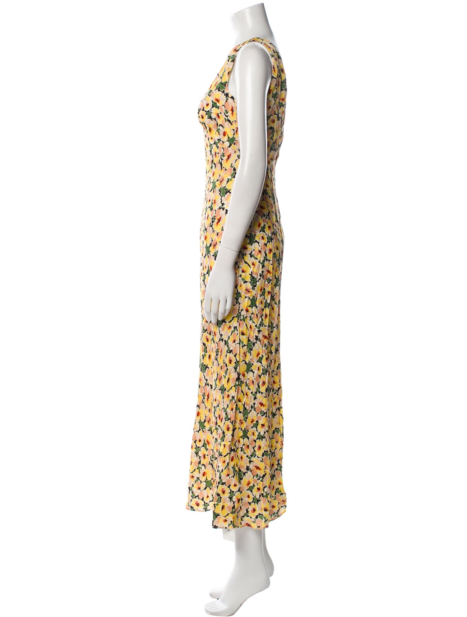 DÔEN Floral Print Long Dress w/ Tags