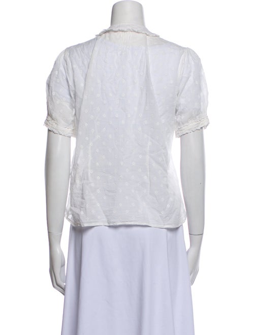 DÔEN Short Sleeve Button-Up Top