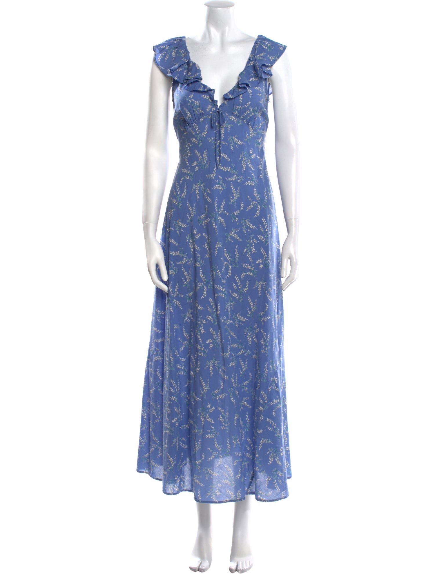 DÔEN Floral Print Long Dress