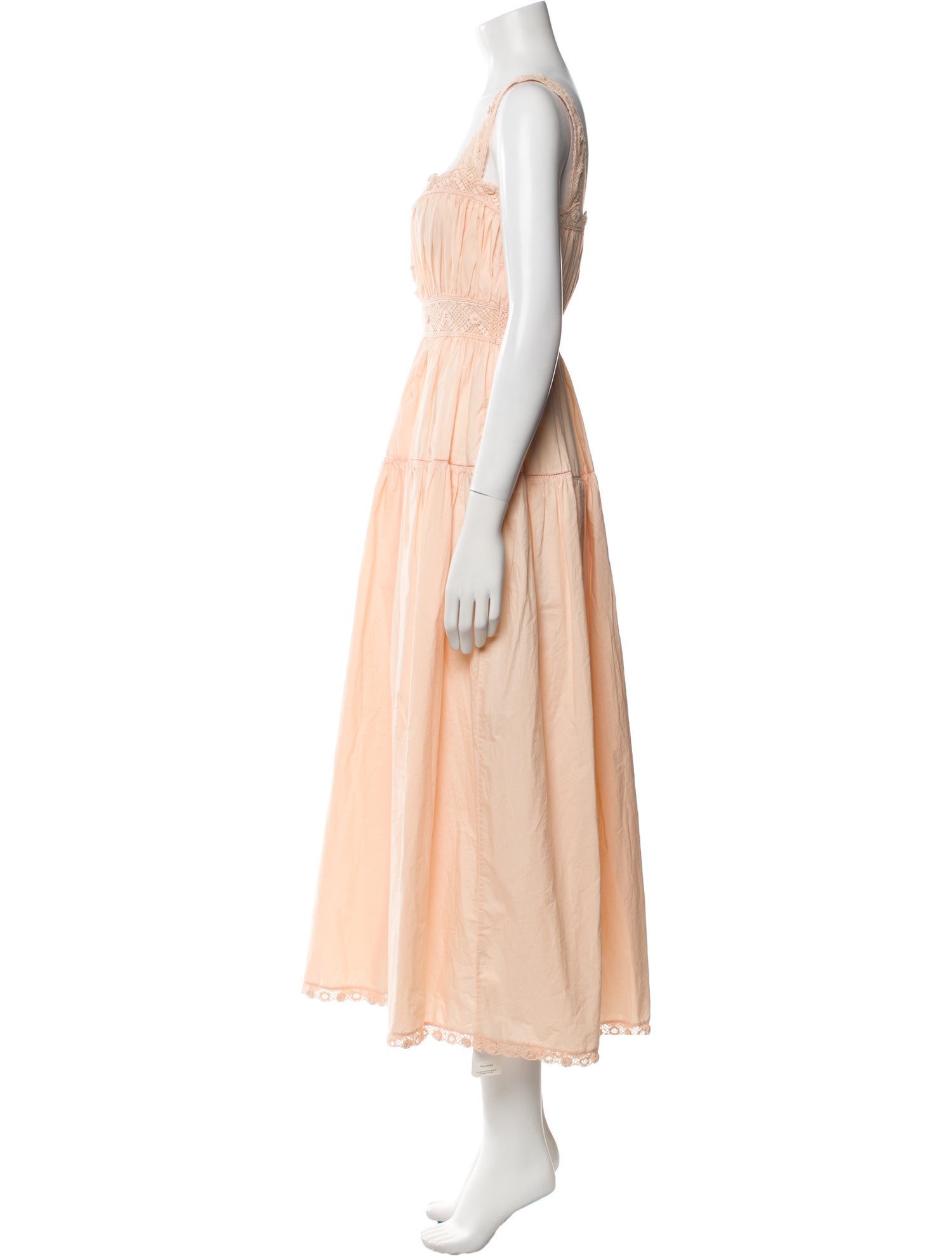 DÔEN Square Neckline Long Dress