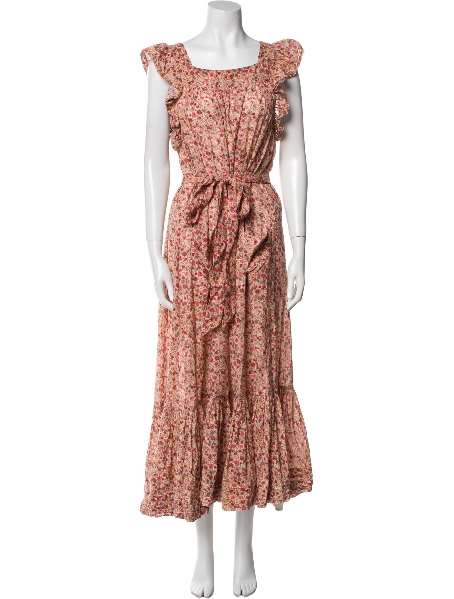 DÔEN Floral Print Long Dress