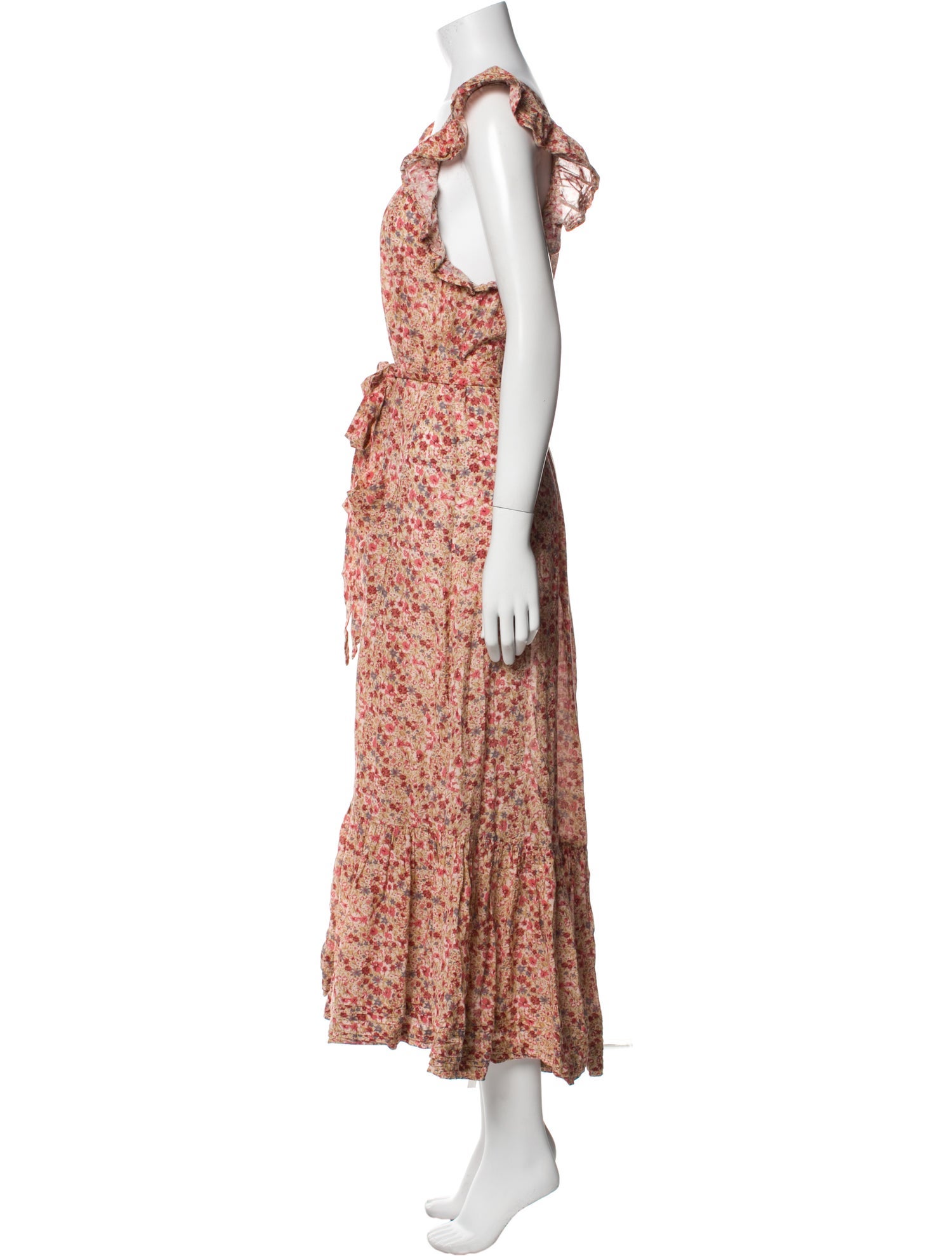 DÔEN Floral Print Long Dress