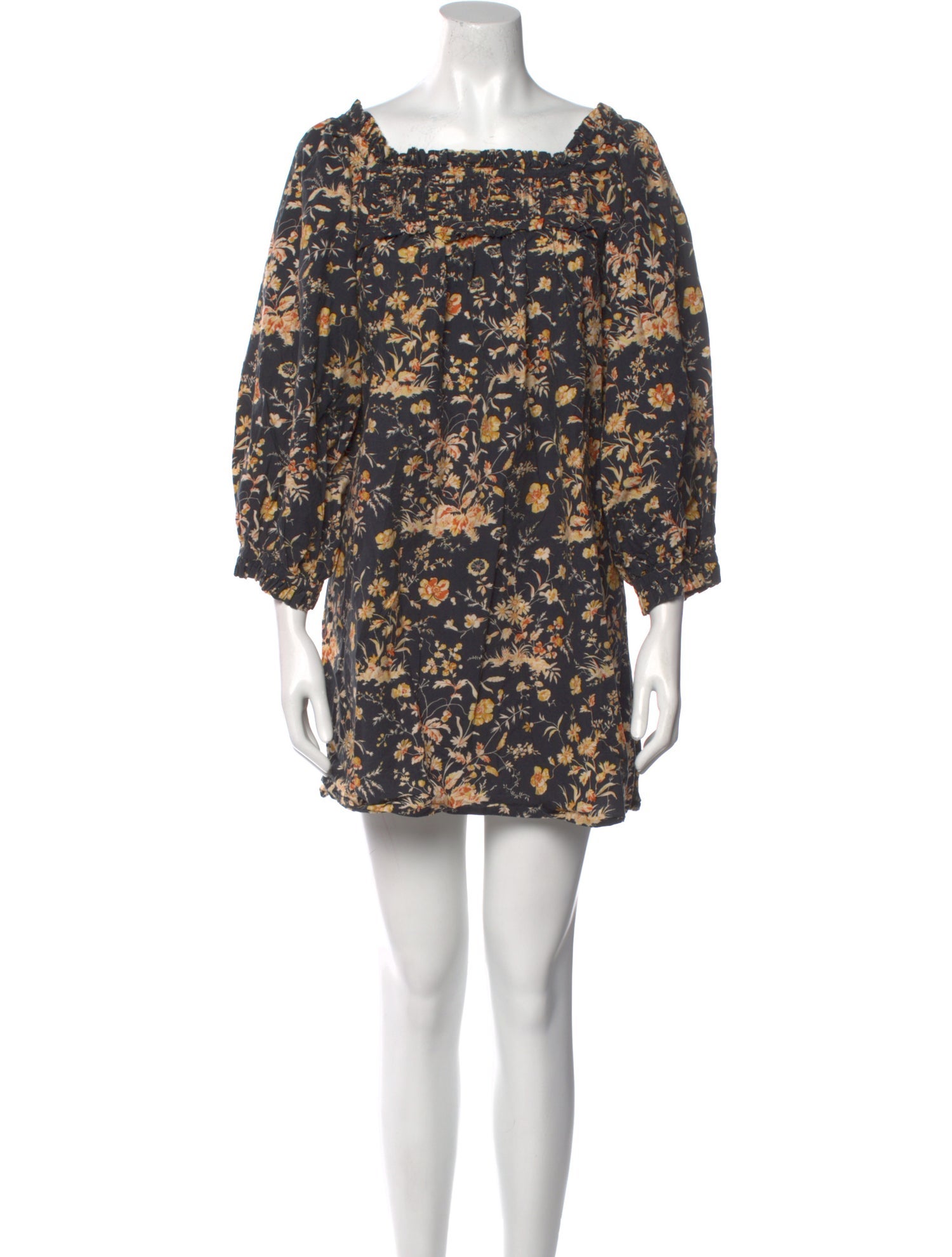 DÔEN Floral Print Mini Dress