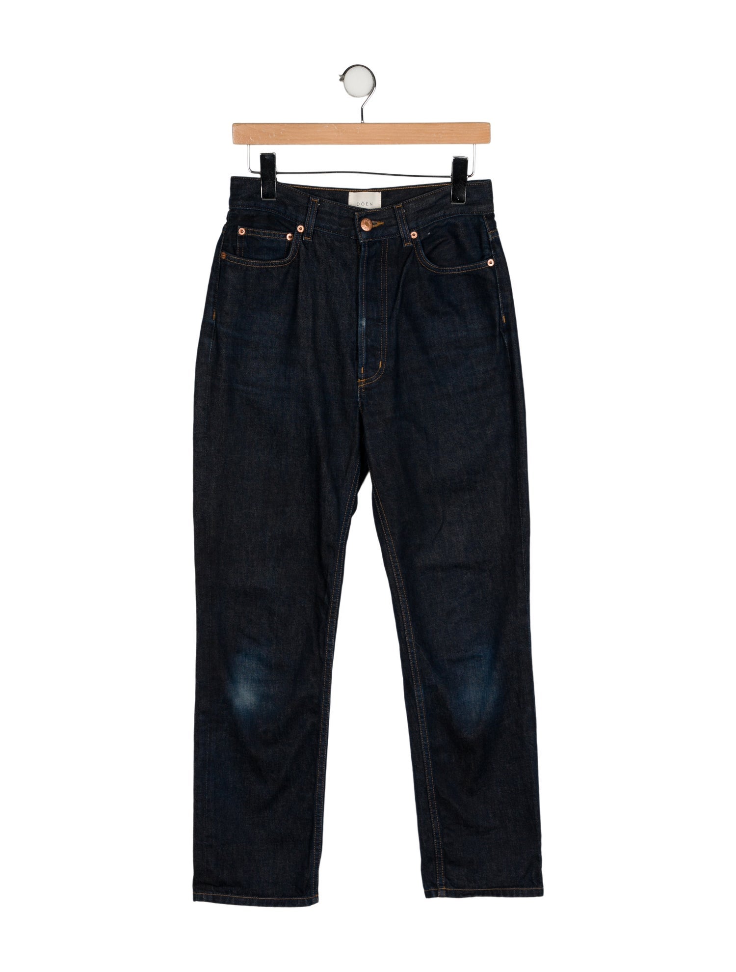 DÔEN High-Rise Straight Leg Jeans