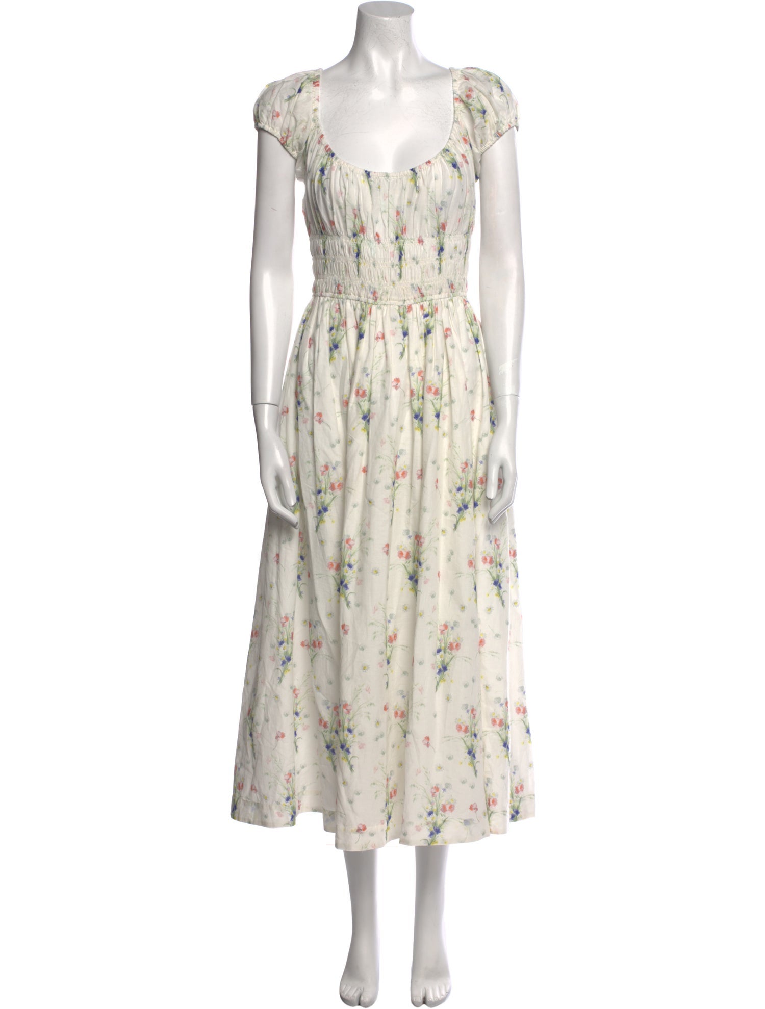 DÔEN Floral Print Long Dress