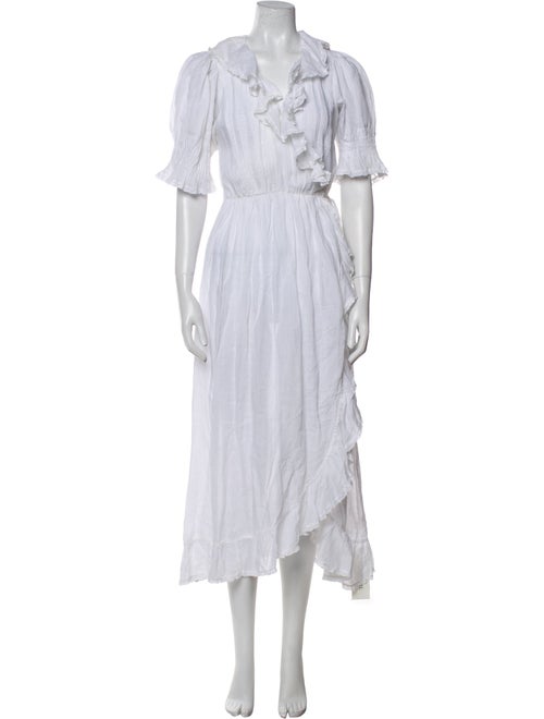 DÔEN V-Neck Long Dress