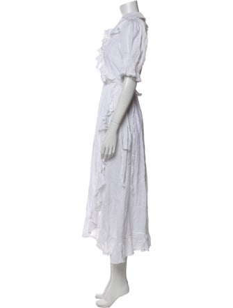 DÔEN V-Neck Long Dress