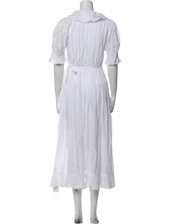 DÔEN V-Neck Long Dress