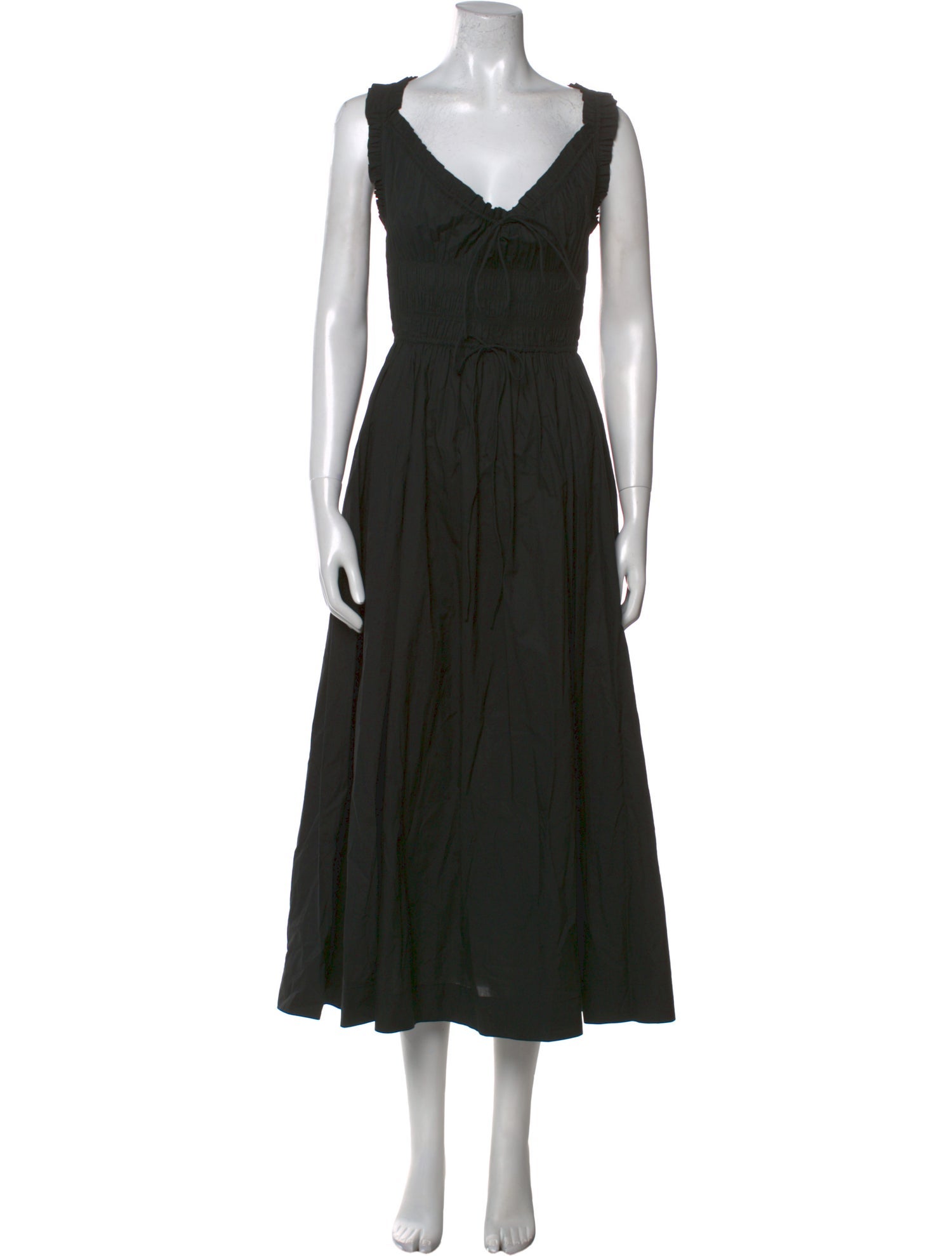 DÔEN V-Neck Long Dress