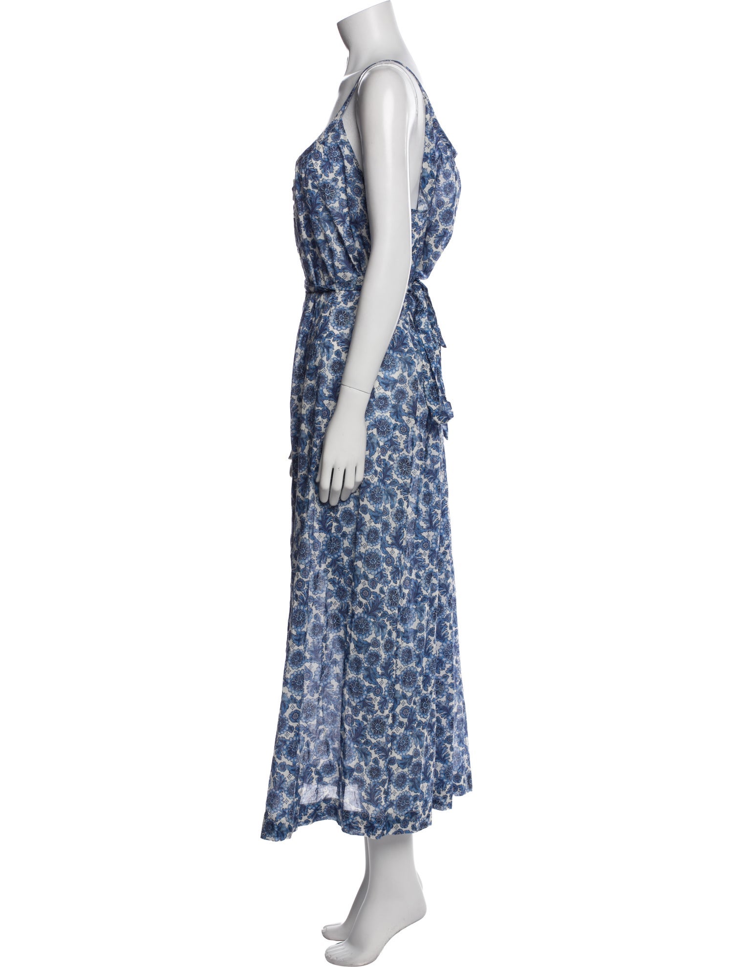 DÔEN Floral Print Long Dress