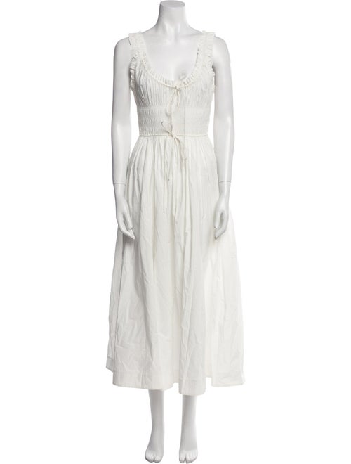 DÔEN V-Neck Long Dress