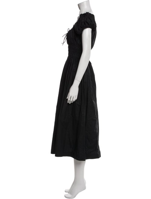 DÔEN Square Neckline Midi Length Dress
