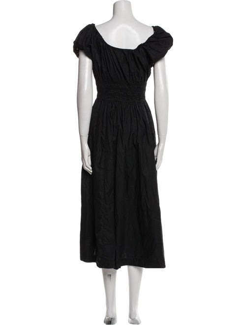 DÔEN Square Neckline Midi Length Dress