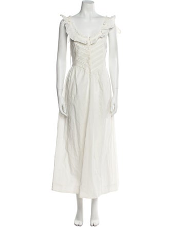 DÔEN Scoop Neck Long Dress