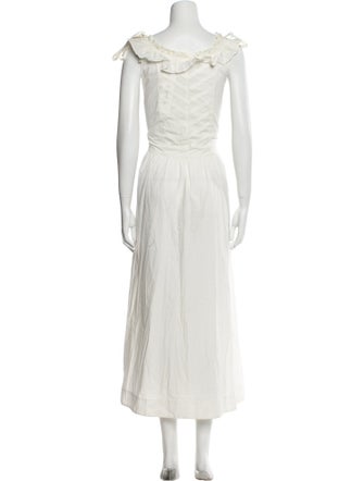 DÔEN Scoop Neck Long Dress