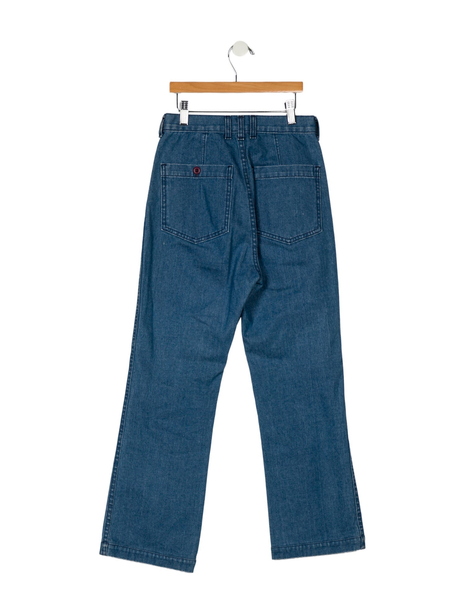DÔEN High-Rise Straight Leg Jeans