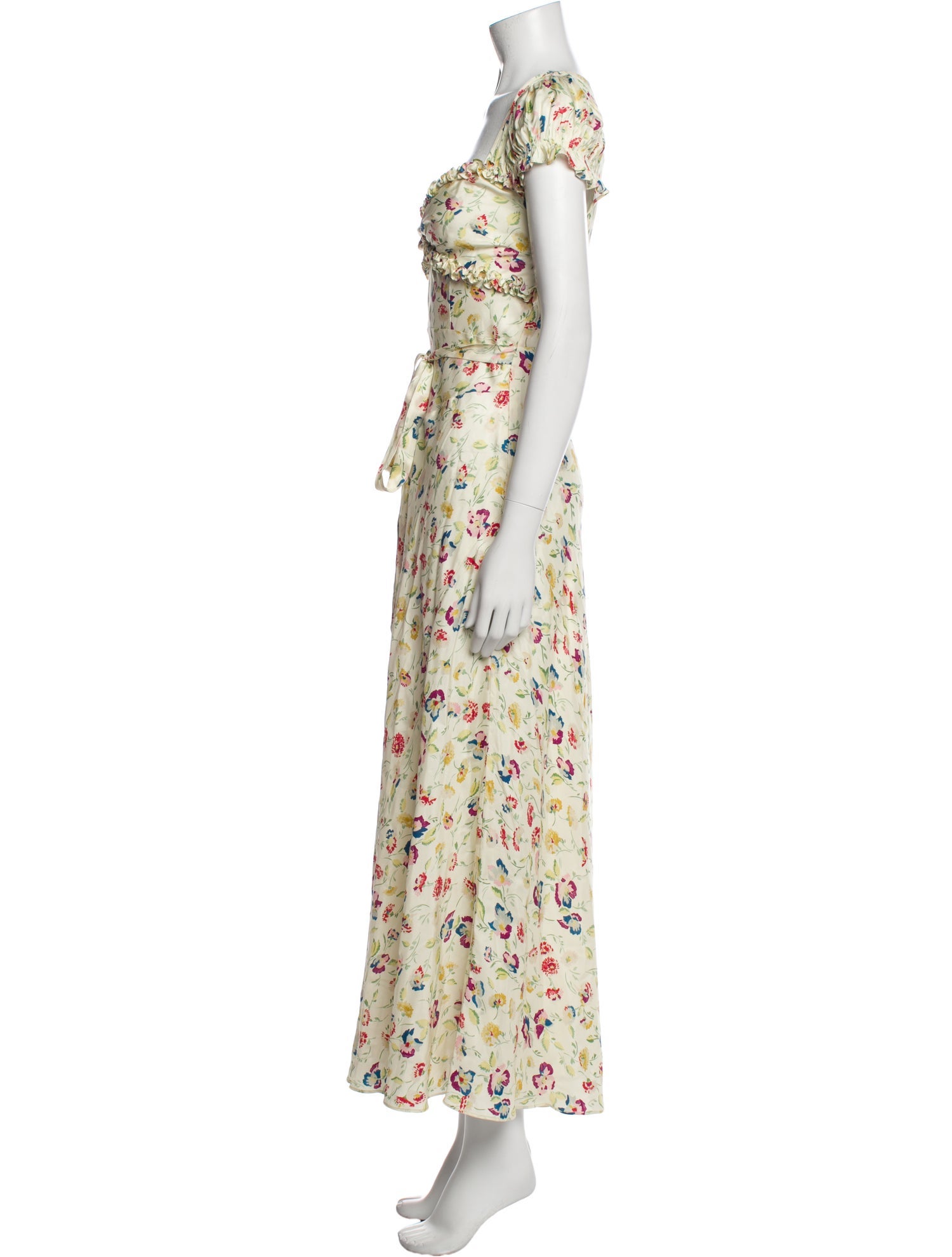DÔEN Floral Print Long Dress