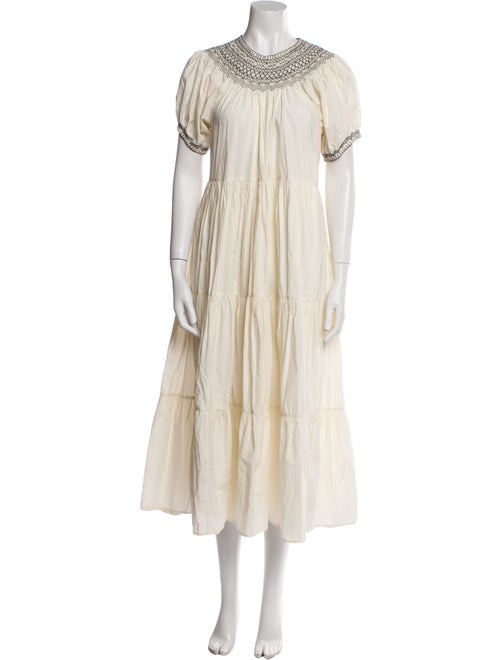 DÔEN Crew Neck Long Dress