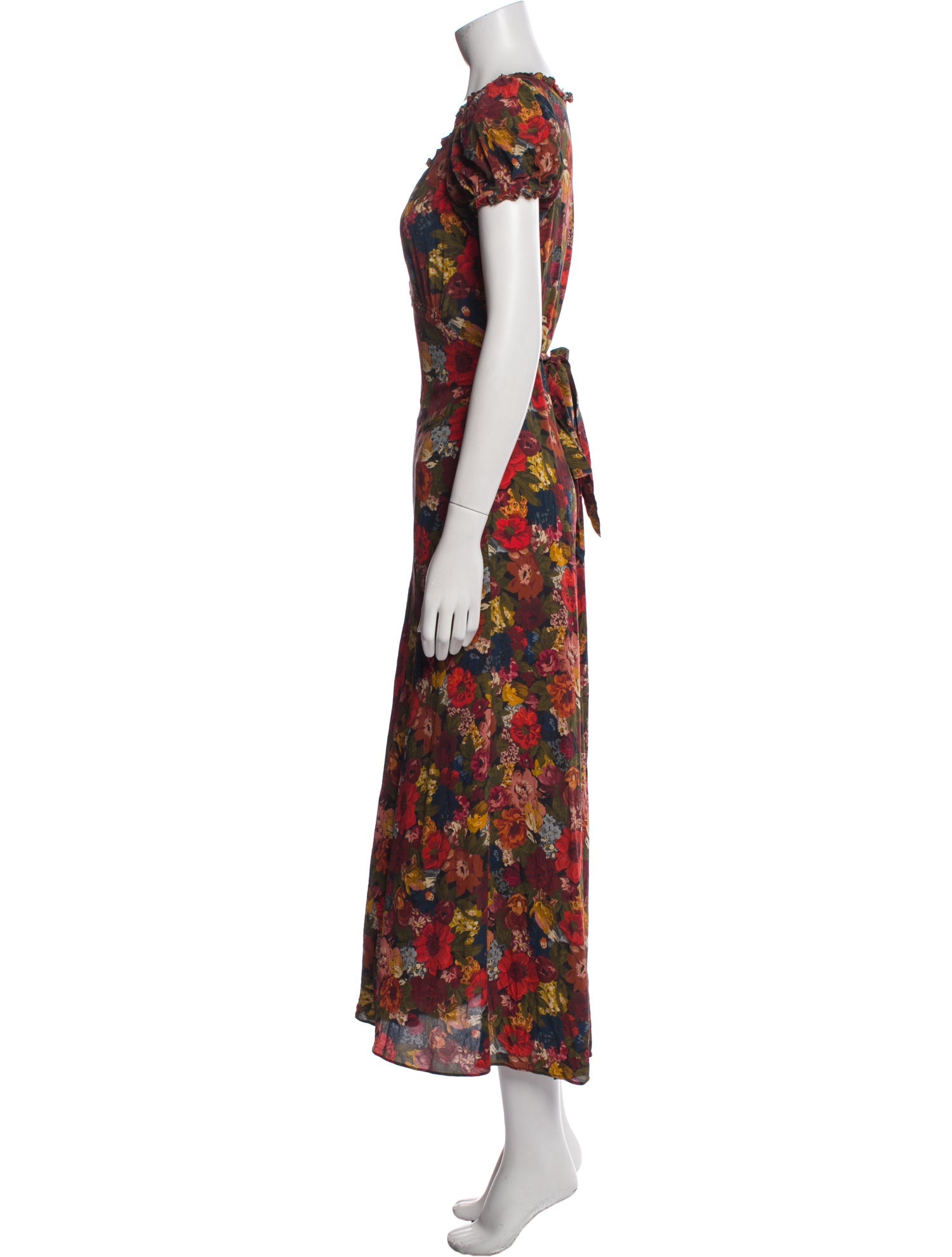DÔEN Floral Print Long Dress