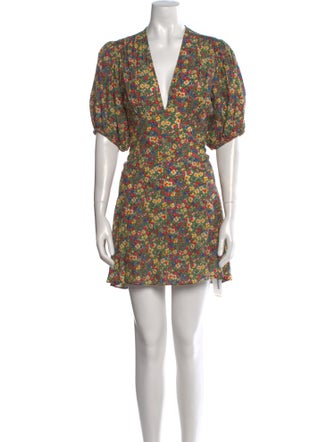 DÔEN Floral Print Mini Dress