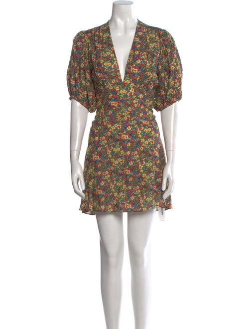 DÔEN Floral Print Mini Dress