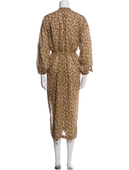 DÔEN Floral Print Long Dress