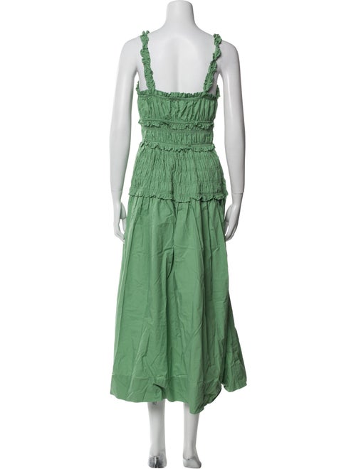 DÔEN Square Neckline Midi Length Dress