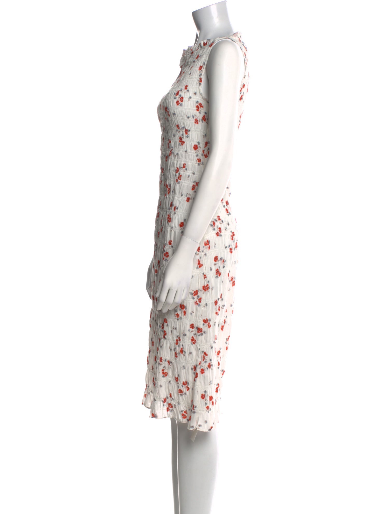 DÔEN Floral Print Knee-Length Dress
