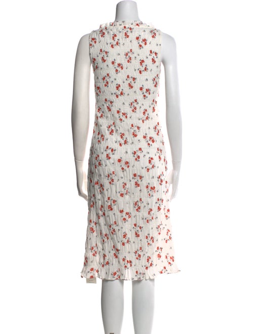DÔEN Floral Print Knee-Length Dress
