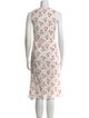 DÔEN Floral Print Knee-Length Dress