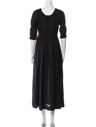 DÔEN V-Neck Long Dress