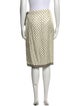DÔEN Silk Knee-Length Skirt