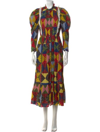 DÔEN Printed Long Dress