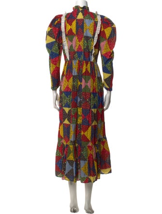 DÔEN Printed Long Dress