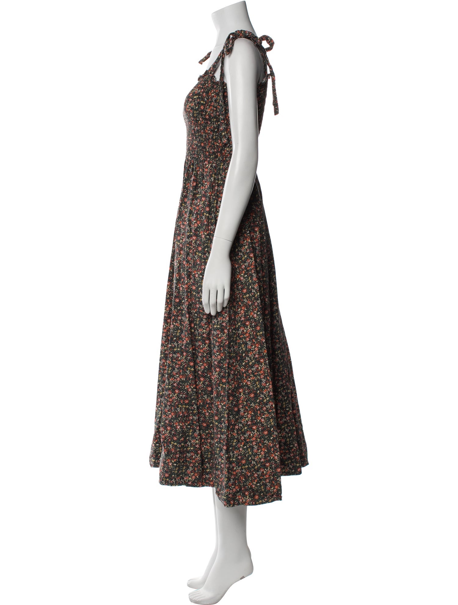 DÔEN Floral Print Long Dress