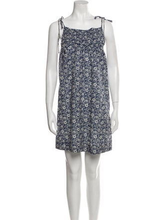 DÔEN Floral Print Mini Dress