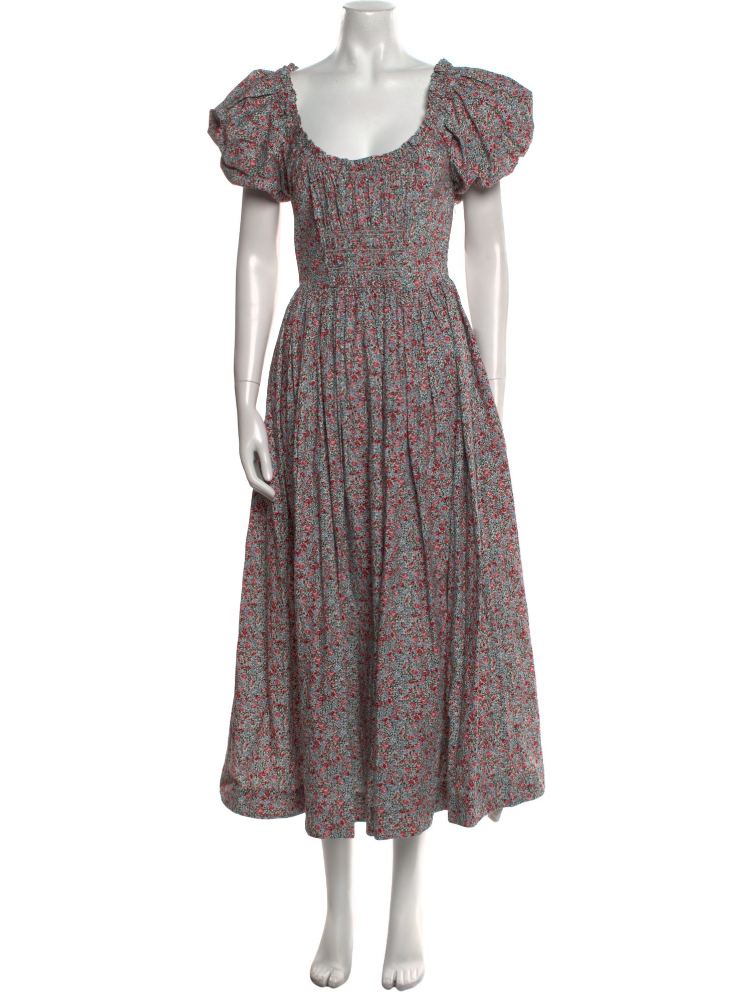 DÔEN Floral Print Long Dress