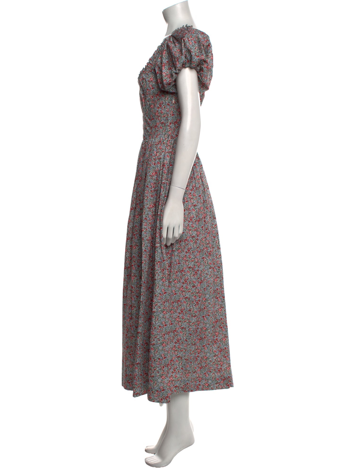 DÔEN Floral Print Long Dress