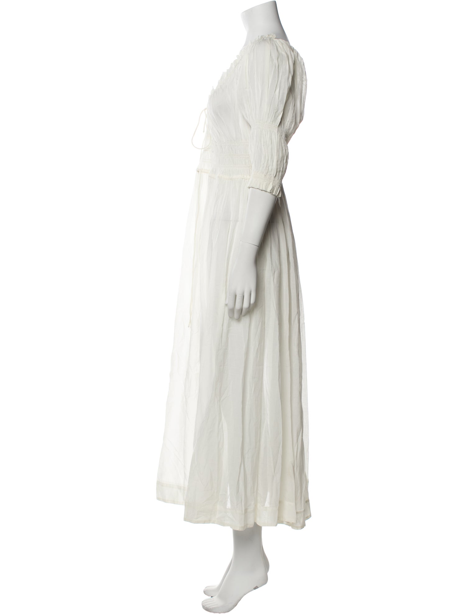 DÔEN V-Neck Long Dress