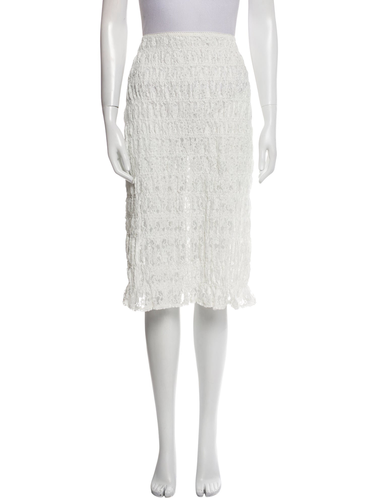 DÔEN Nylon Knee-Length Skirt