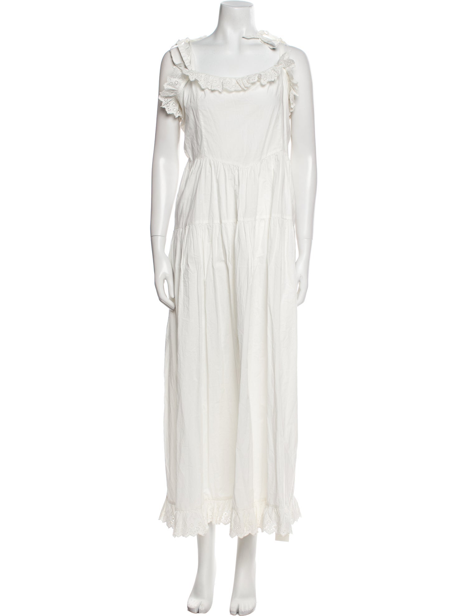 DÔEN Square Neckline Long Dress