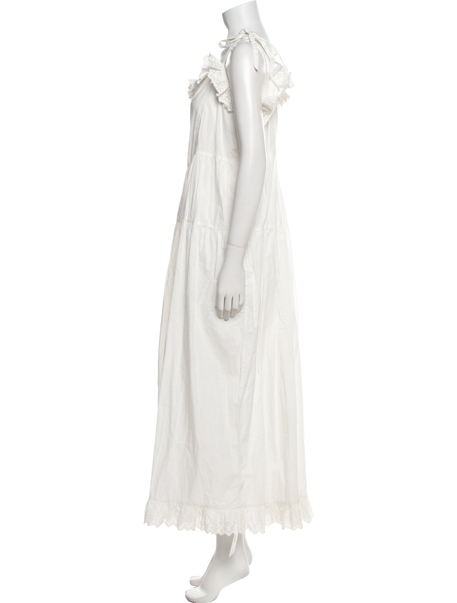 DÔEN Square Neckline Long Dress