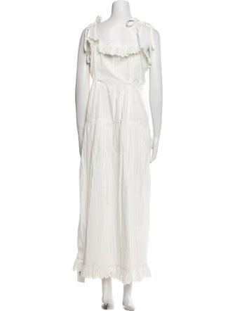 DÔEN Square Neckline Long Dress