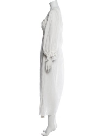 DÔEN Square Neckline Long Dress