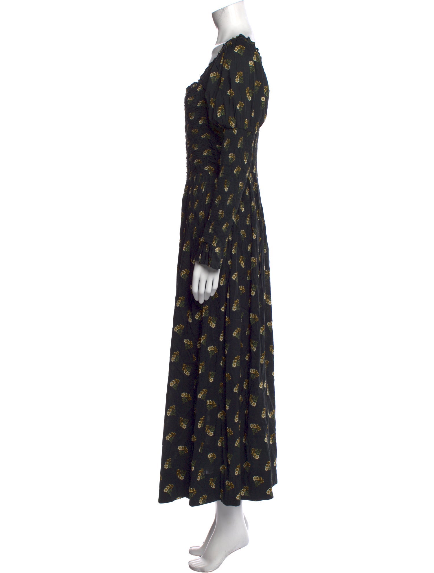 DÔEN Floral Print Long Dress w/ Tags
