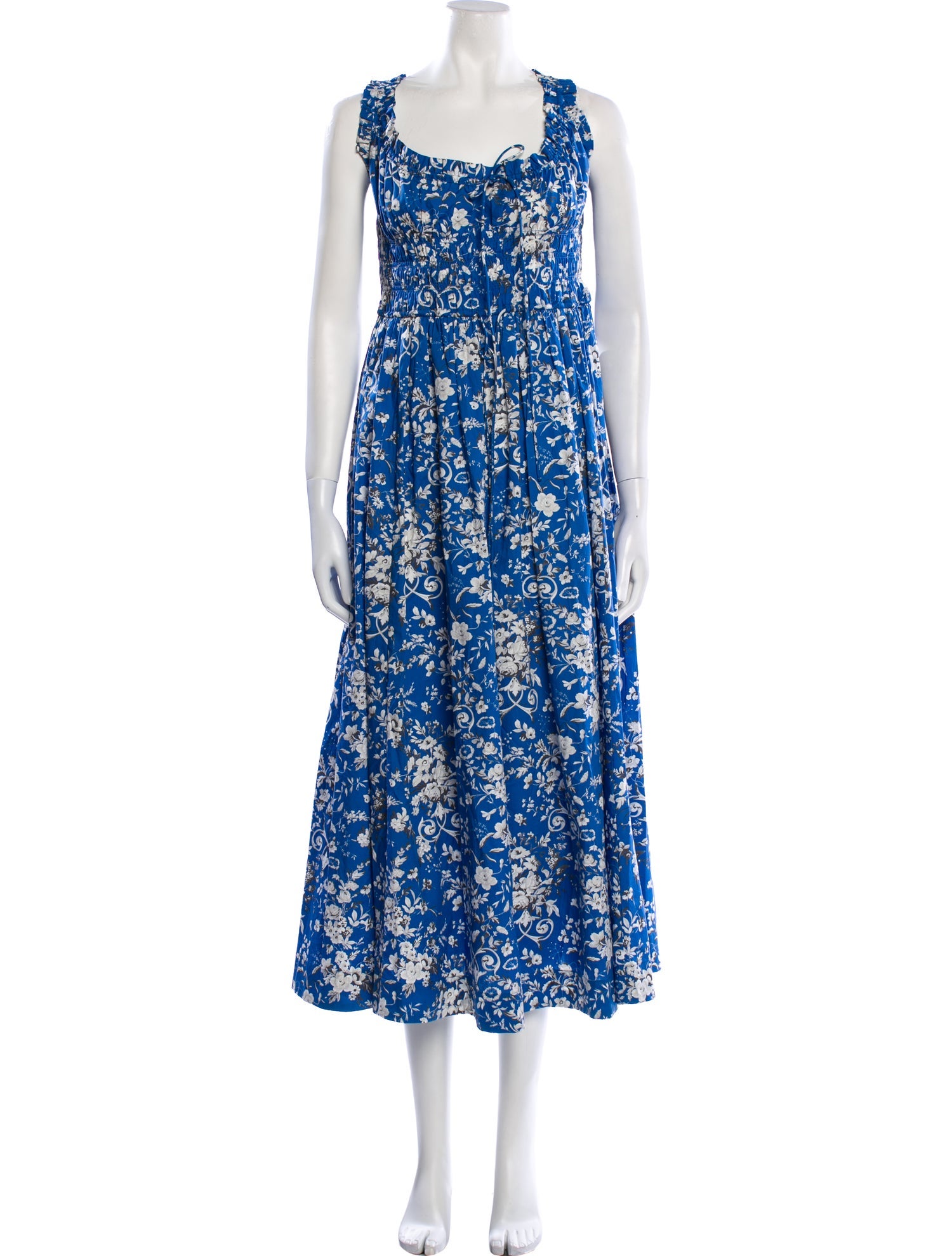 DÔEN Floral Print Long Dress