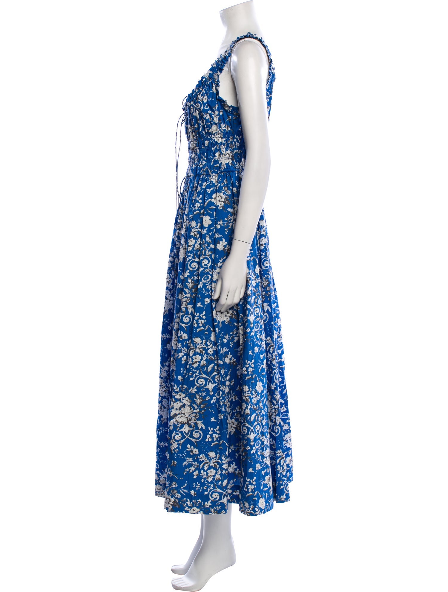 DÔEN Floral Print Long Dress