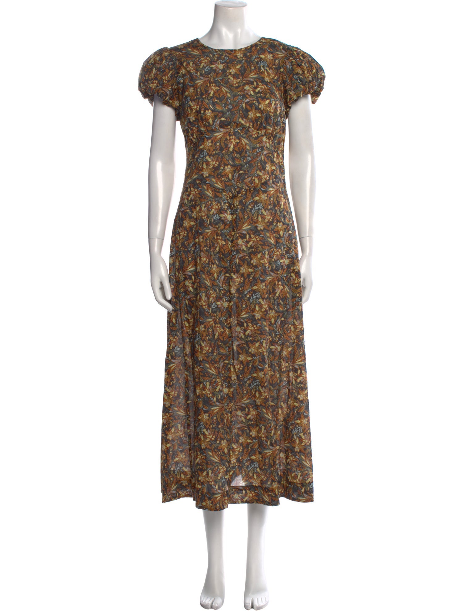 DÔEN Floral Print Long Dress