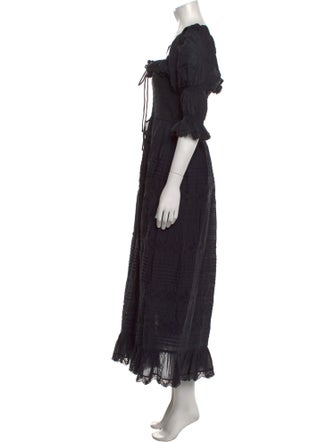 DÔEN Square Neckline Long Dress
