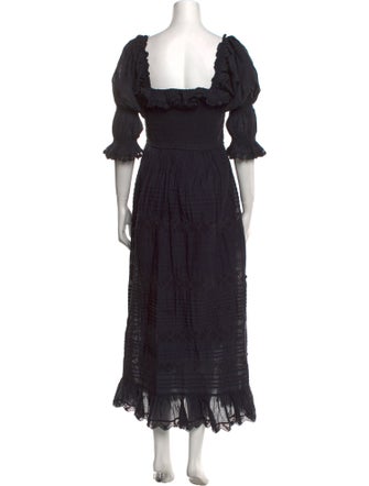 DÔEN Square Neckline Long Dress